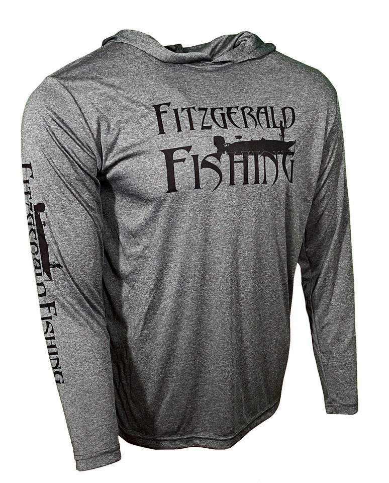 FF-Performance Shirt W/Hoodie Heather Black