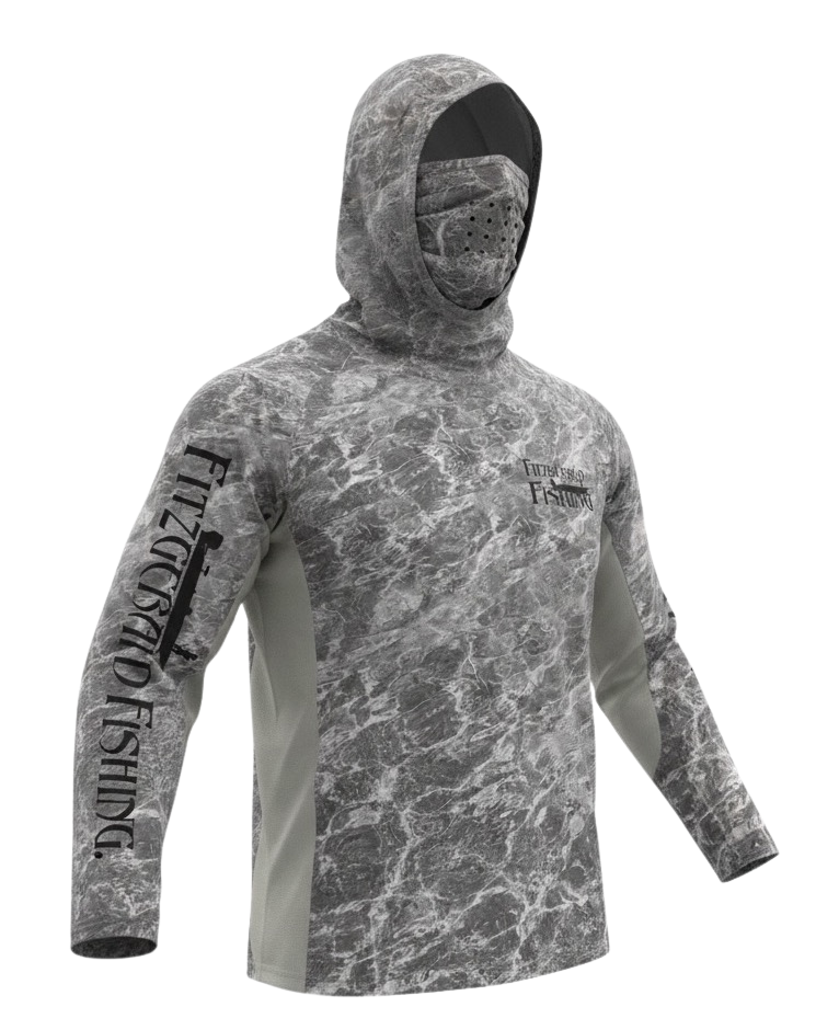 Camo Hooded Mask Performance Shirts
