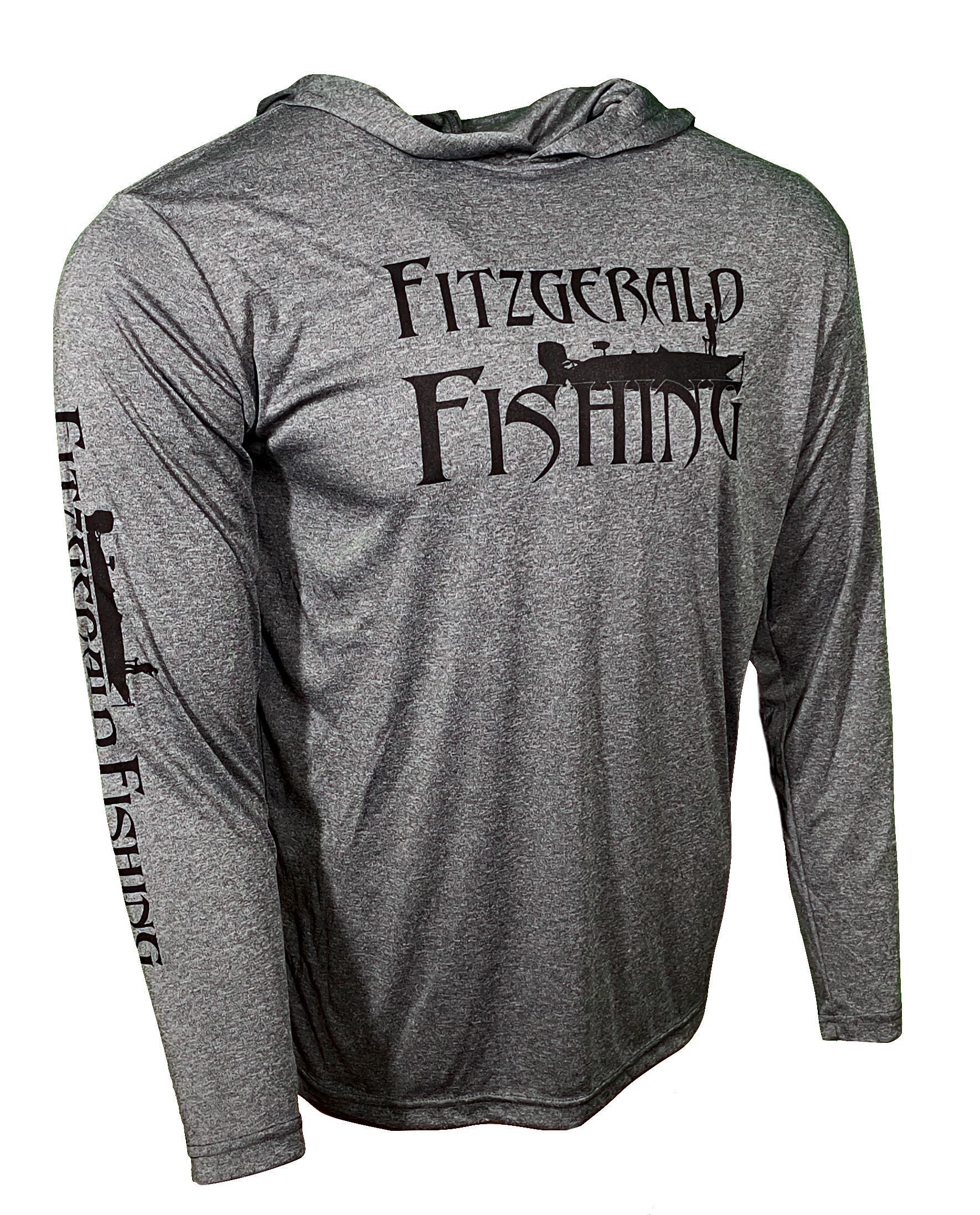 FF-Performance Shirt W/Hoodie Heather Black