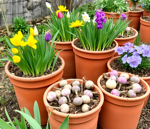 Spring Bulb Containers