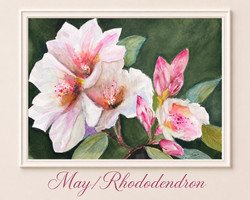 May Rhododendron Birth Flower Print – Precious Best Friend
