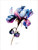 February Iris Watercolor Print – Meditative Warmth