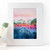 Misty Mountain and Wildflower Print – Heavenly Dream