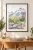 Purple Grand Teton Watercolor Print – Heavenly Mountains
