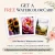 Wilflowers and Mountains Watercolor Greeting Card Set of 3