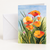 California Poppy  Watercolor Greeting Card