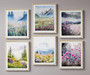 Heavenly Wildflowers Set of 6 Low Price Print Offer
