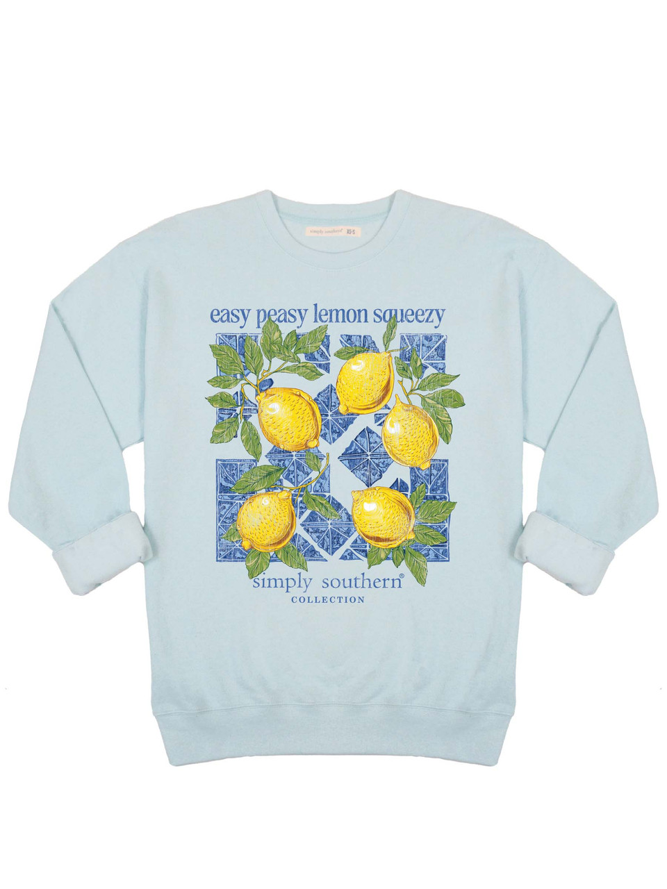 YTH-CREW-LEMON-MINT - Simply Southern