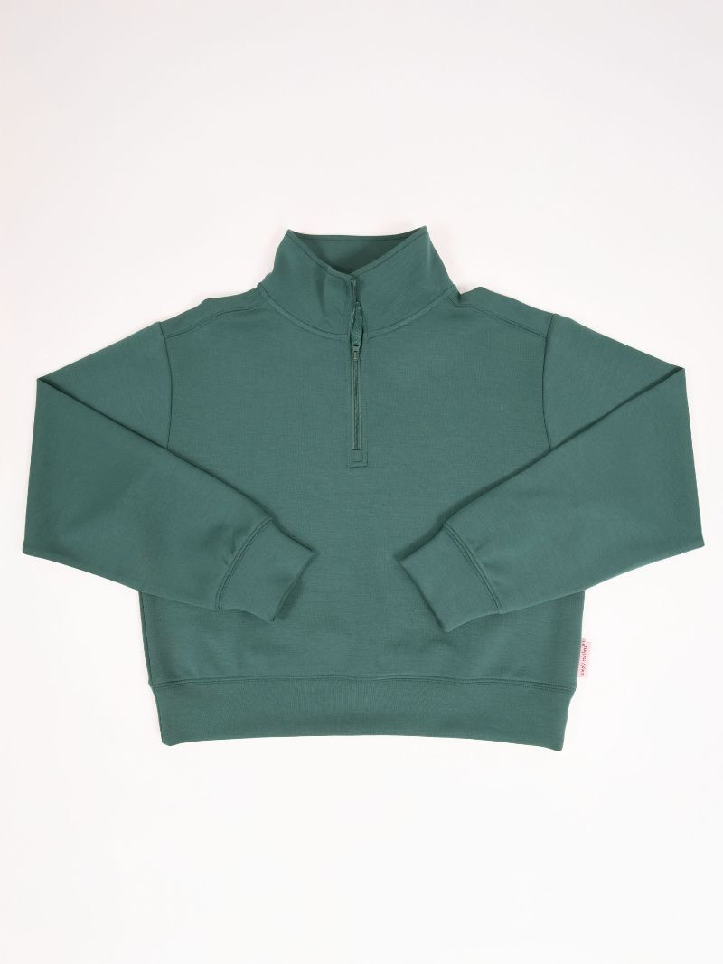 0225-PULL-QTRZIP-JADE - Simply Southern