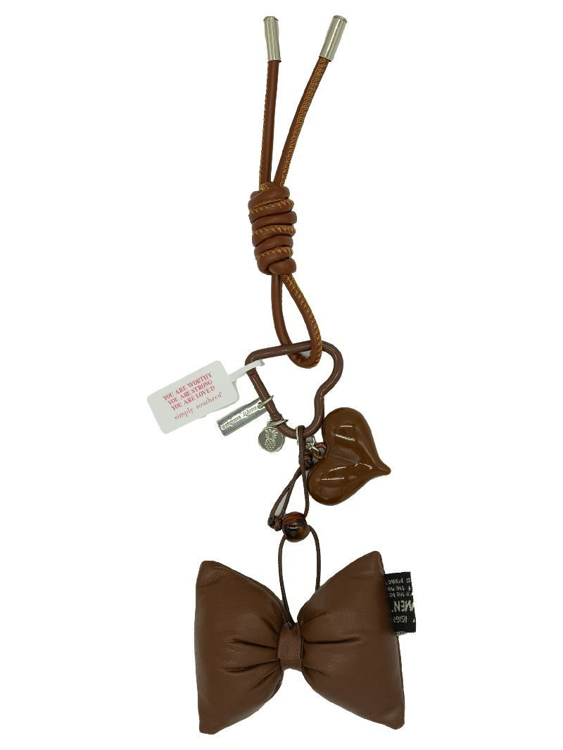 0225-BAG-CHARM-ROPE-BROWNBOW - Simply Southern