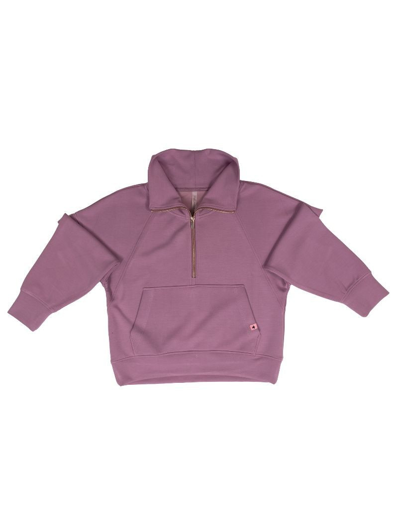 0225-HALFZIP-RGLN-GRAPE - Simply Southern