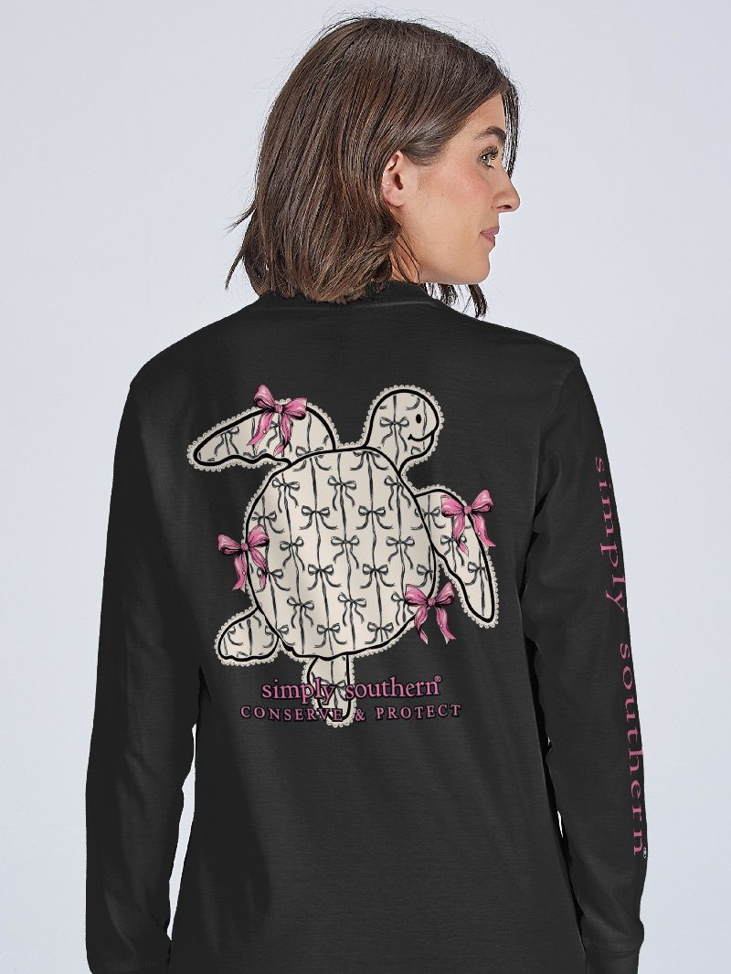 LS-TRACKT4-RIBBON-BLK - Simply Southern