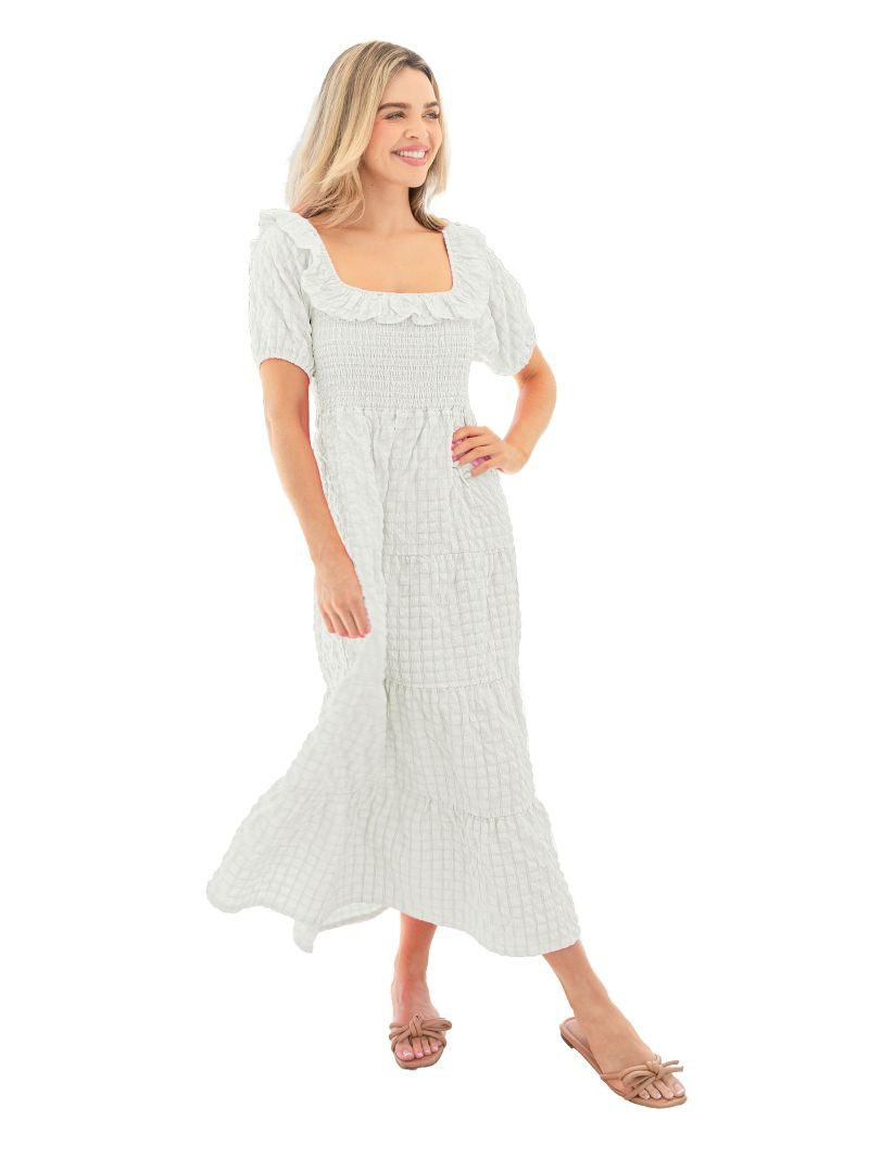 0126-DRS-TXT-MAXI-PF-WH - Simply Southern
