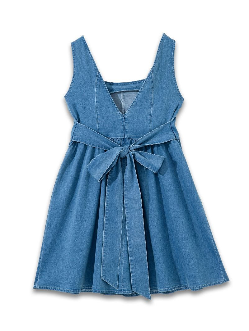 0126-DRS-BBYBLU-BOW-DNM - Simply Southern
