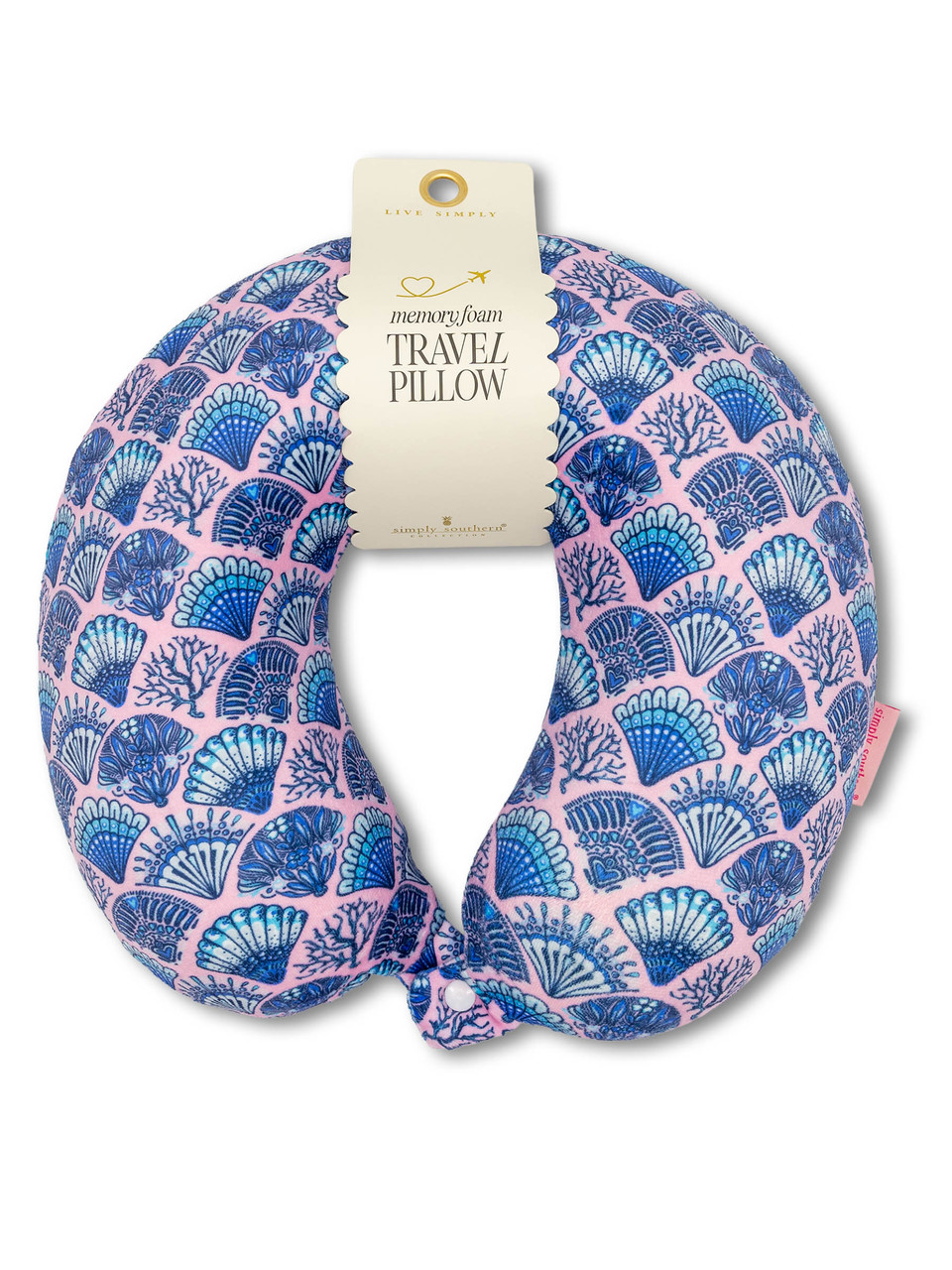 0126-PILLOW-TRVL-SCLPSHL - Simply Southern