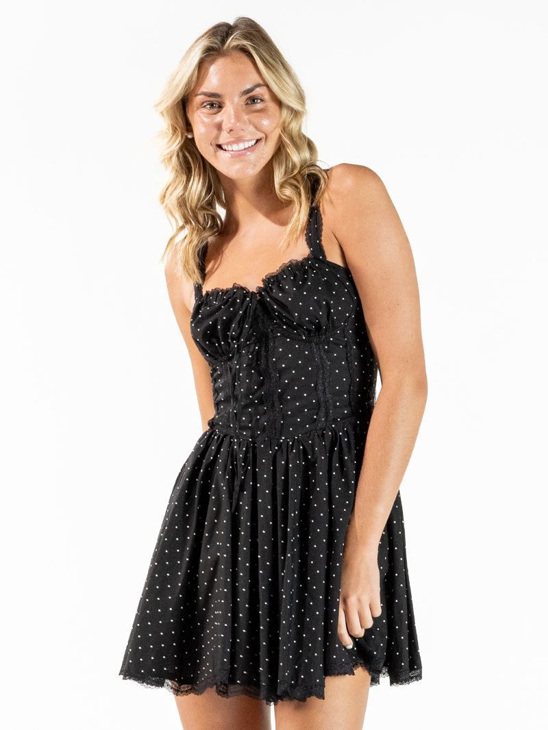 0126-DRS-DOTS-BLACK - Simply Southern