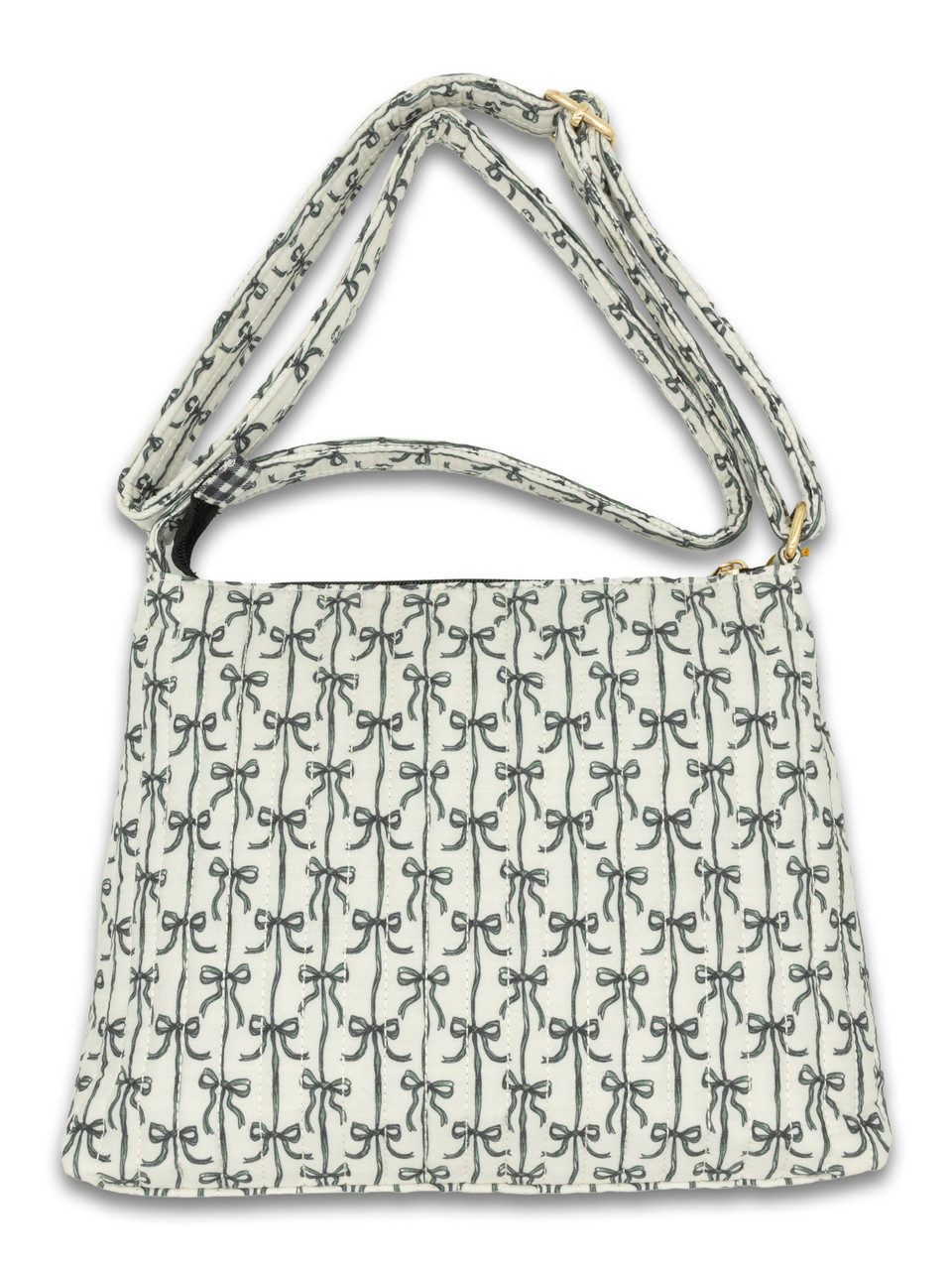 0126-BAG-QLTD-CRSBDY-BLKBOW - Simply Southern