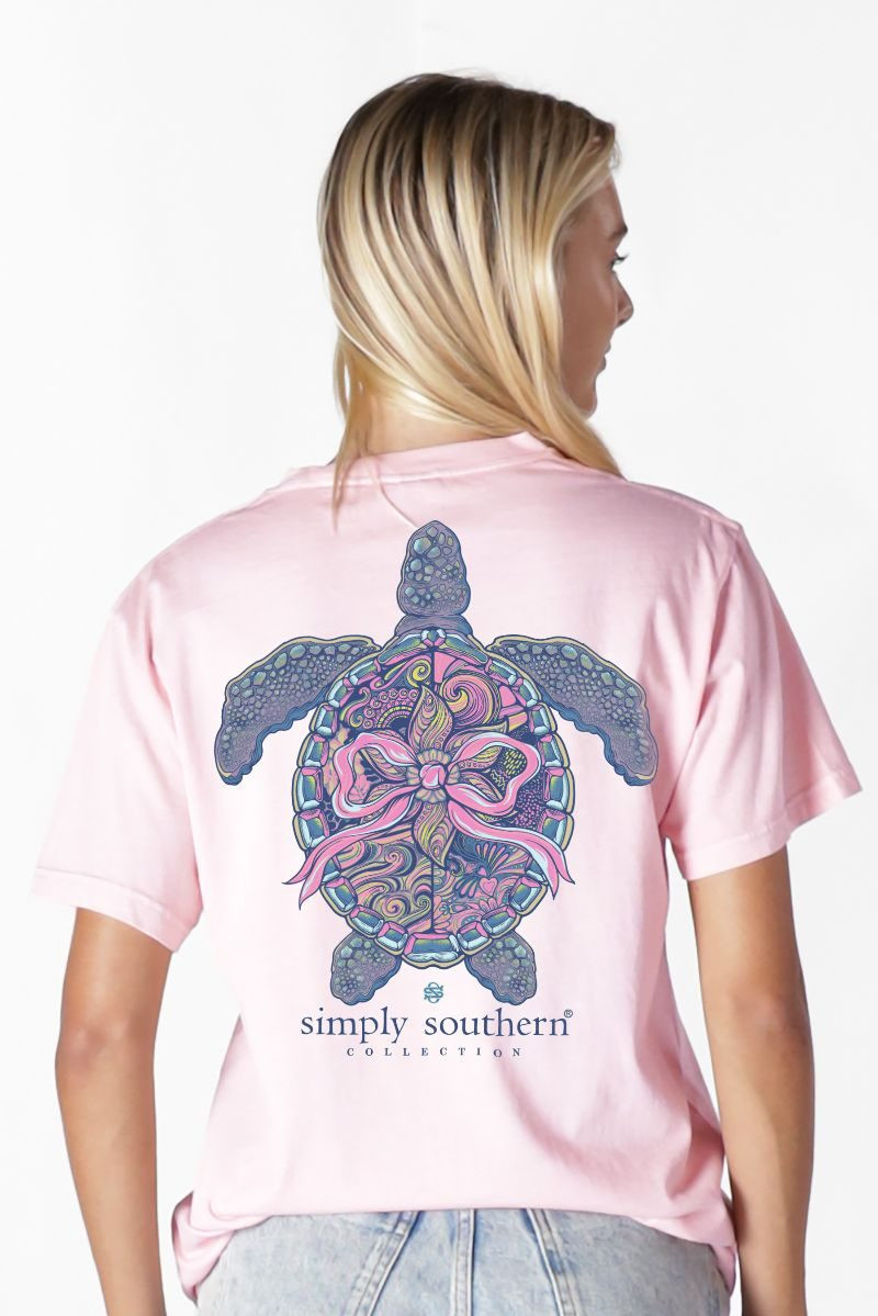 【ros様】SEA SHORT SLEEVE SWEATSHIRT SS-TRACKT6-MNDLA-ROSY - Simply Southern
