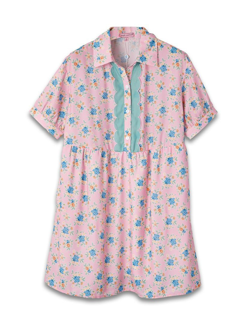 0126-DRS-SWT-PUFF-PNKFLW - Simply Southern