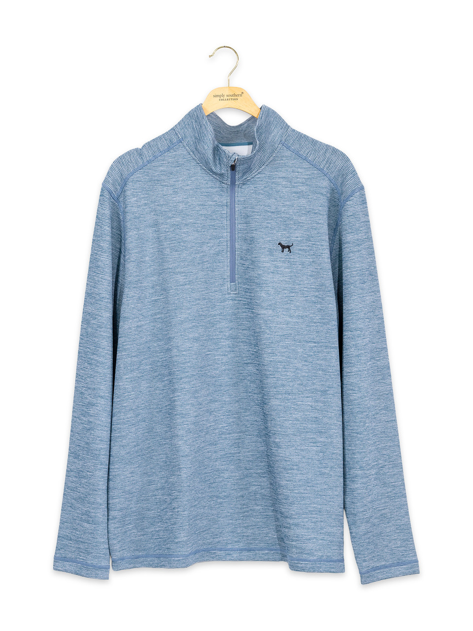 0226-MN-QZP-HTHR-DENIM - Simply Southern