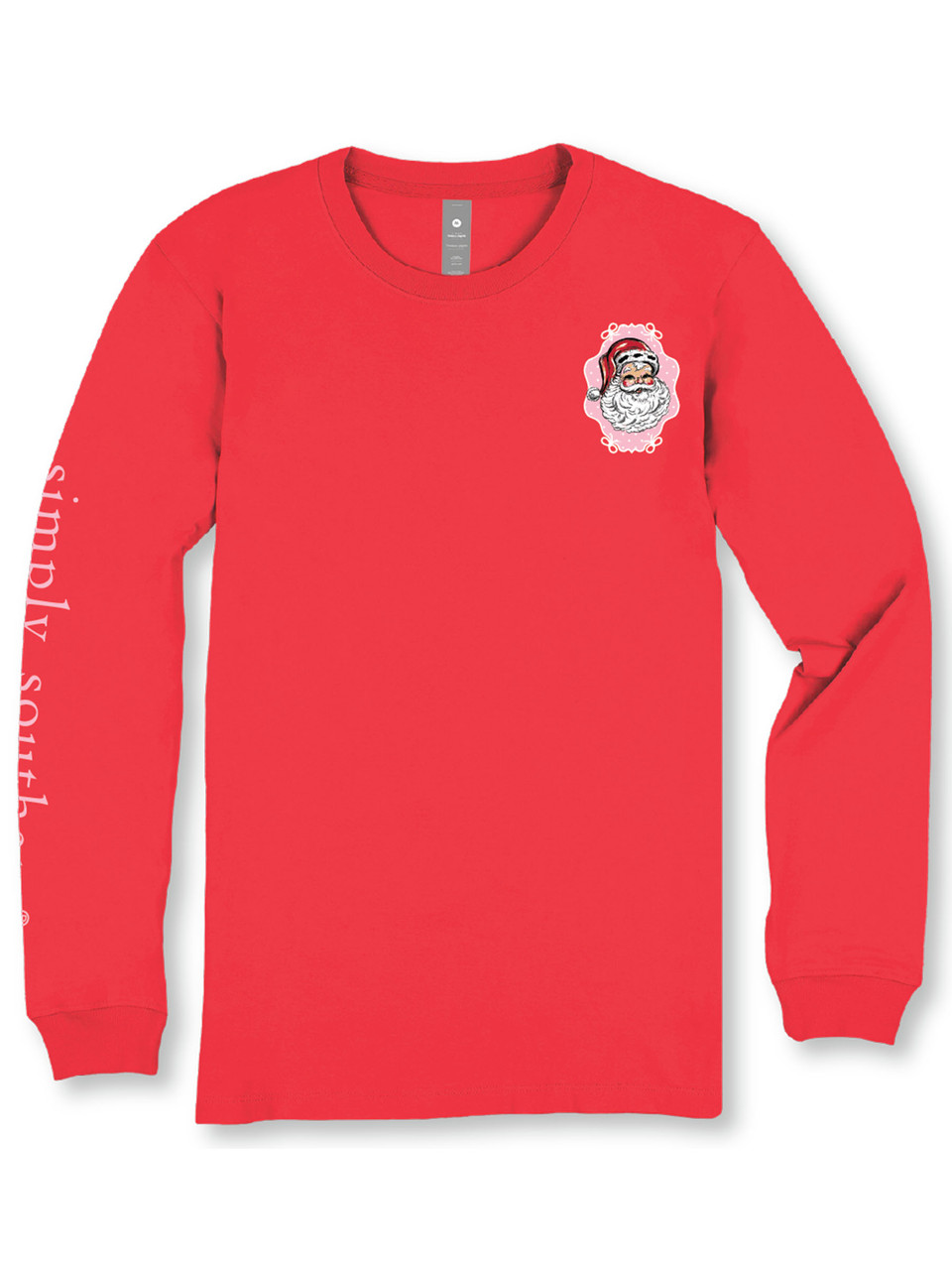 lite 'big LS tee‘ red YTH-LS-CQTSANTA-RED - Simply Southern