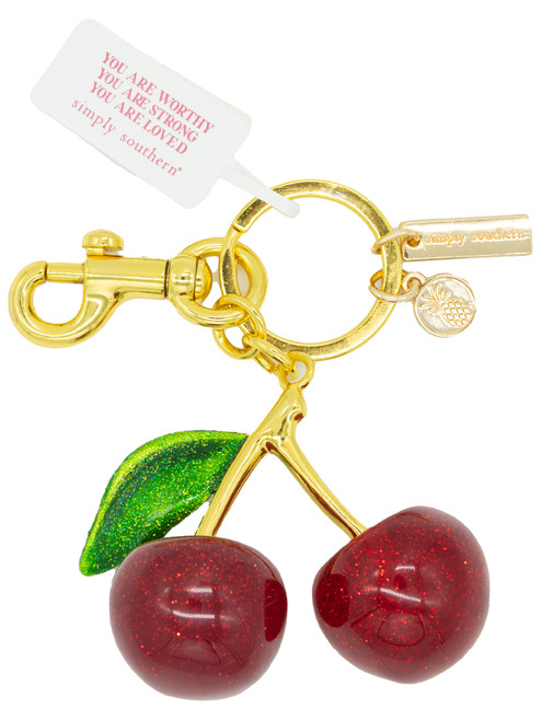 0225-BAG-CHARM-CUTE-DKRED