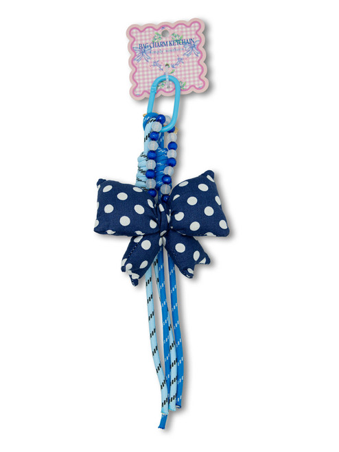 0126-BAG-CHARM-BOWS-NAVY