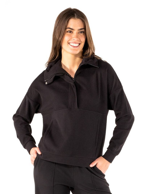 0226-PULL-RIB-KNT-BLACK