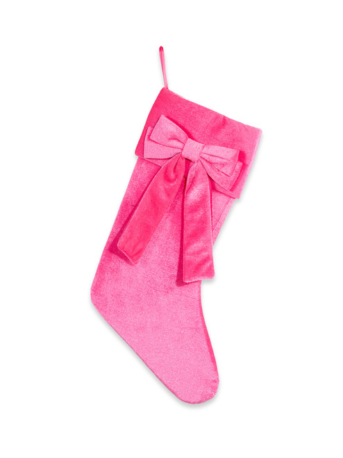 0226-DECOR-STOCKING-HOL-PINK