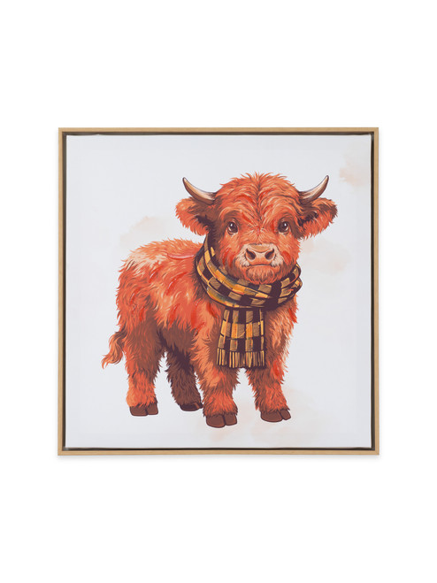 0226-DECOR-CNVS-GRACE-COWSCARF 15.5x15.5 inch