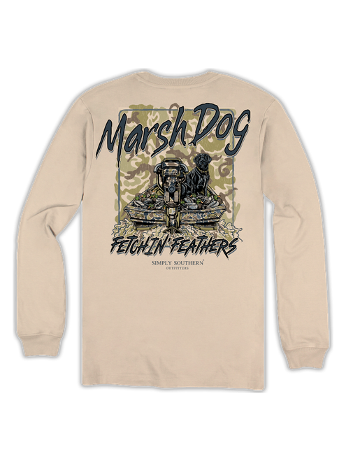 YTH-MN-LS-DOGDUCKBOAT-LINEN