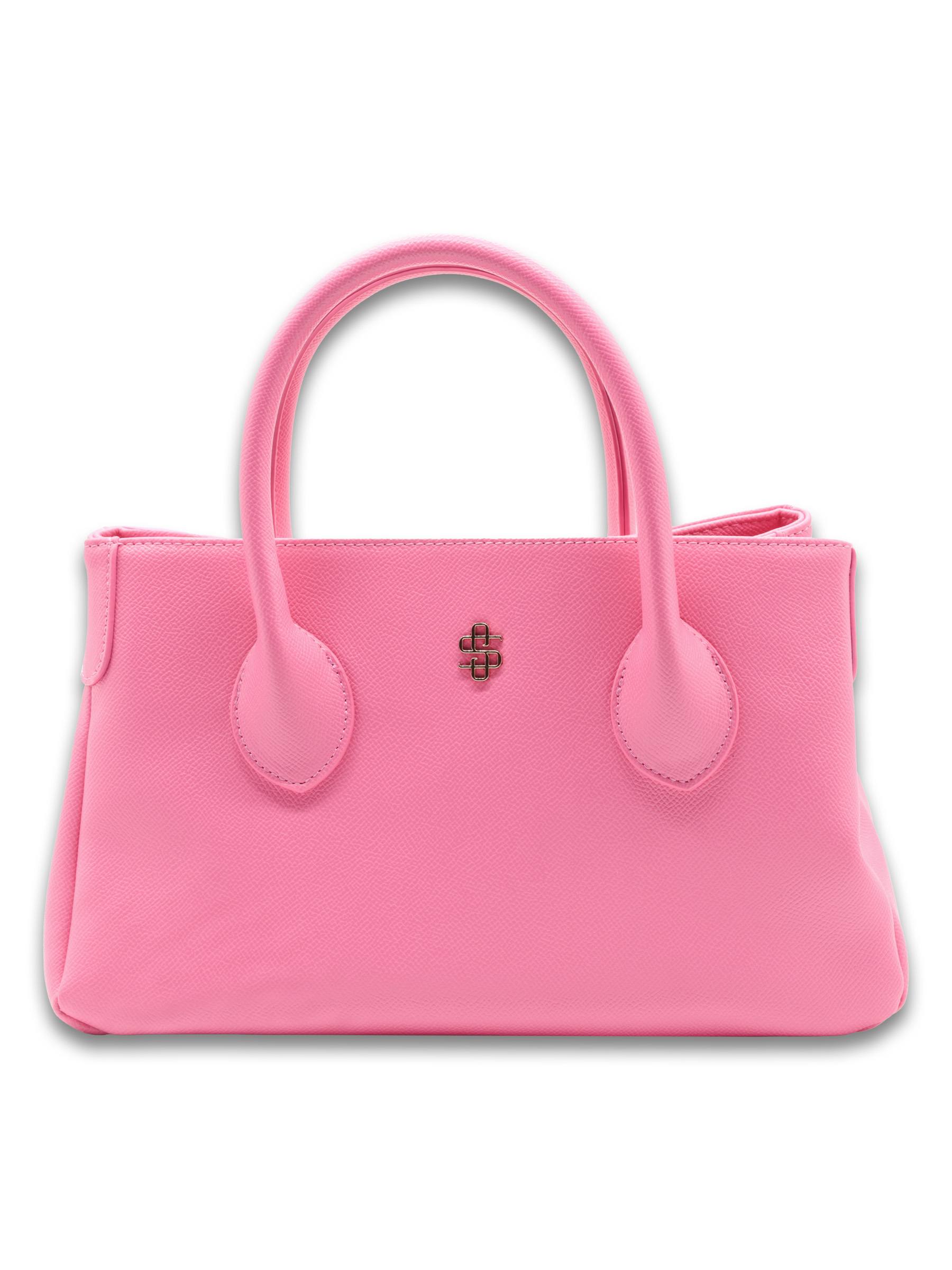 0126-BAG-LTHR-VGN-CRS-PINK - Simply Southern