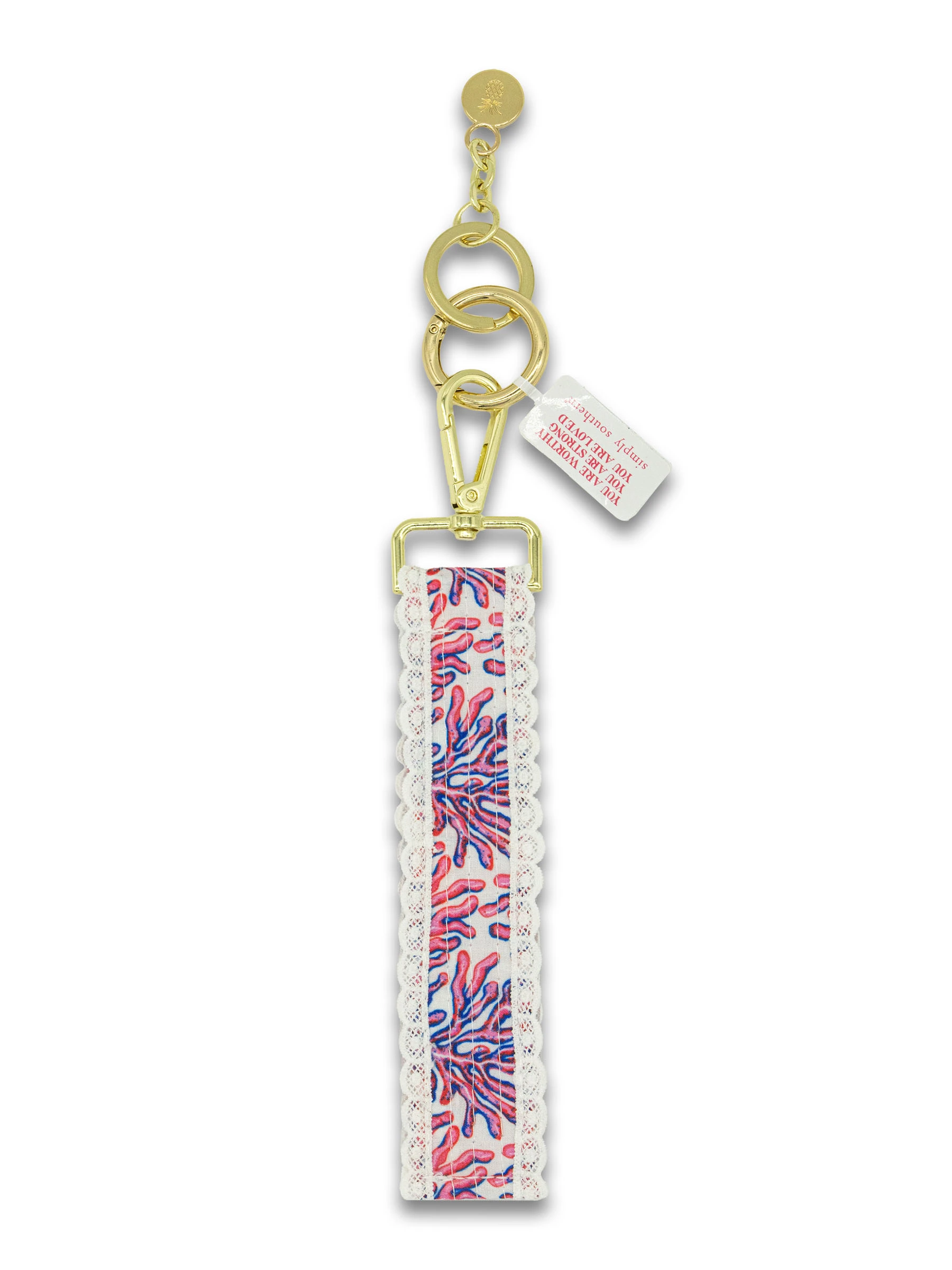 0126-KEYFOB-LACE-CORAL
