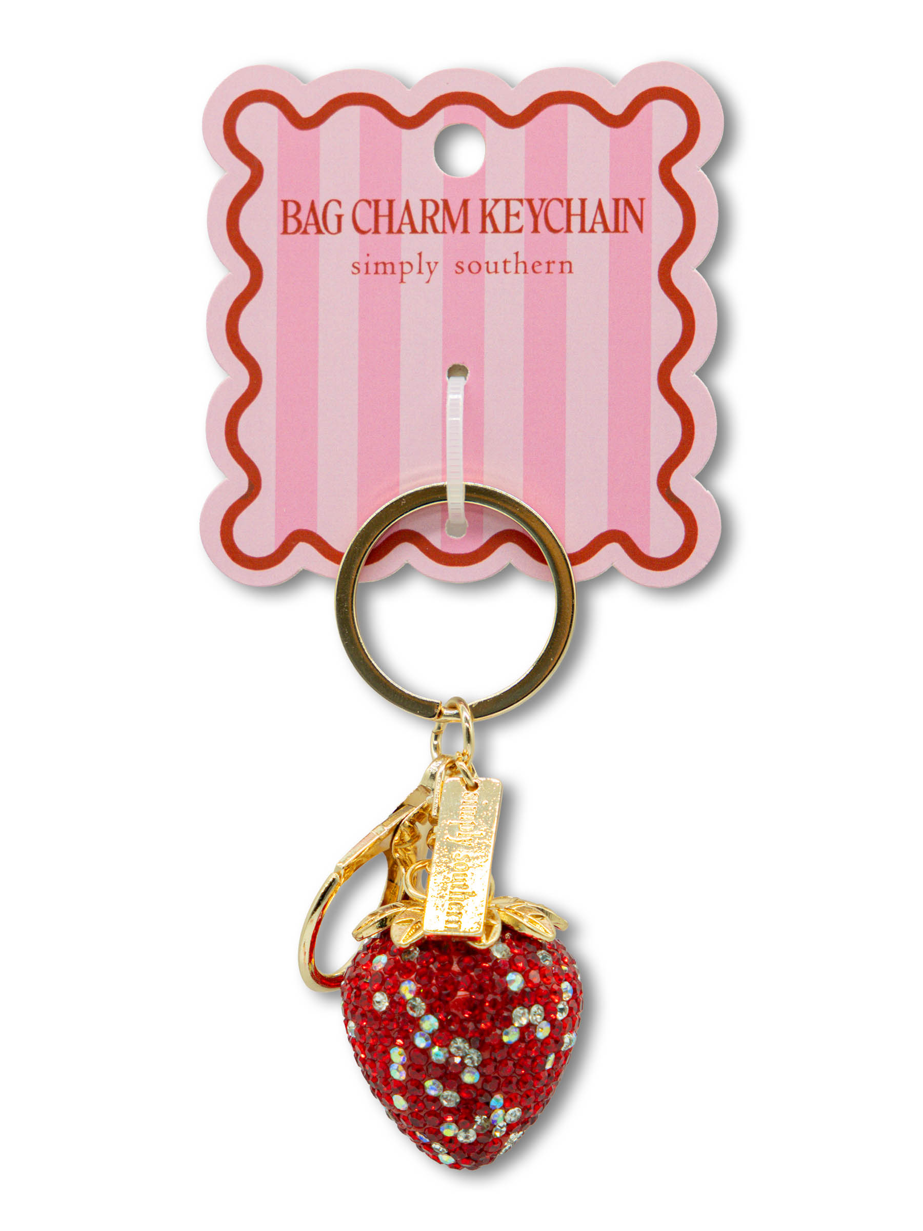 0126-BAG-CHARM-JWL-APLRED - Simply Southern
