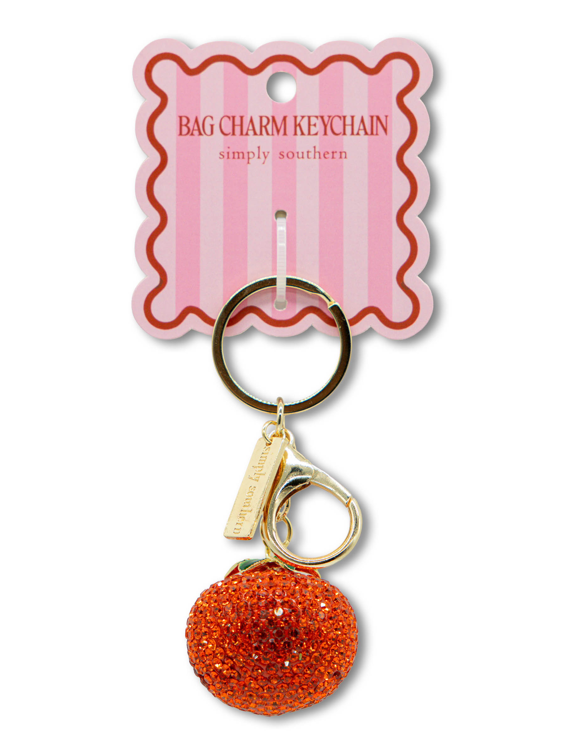 0126-BAG-CHARM-JWL-APLRED - Simply Southern
