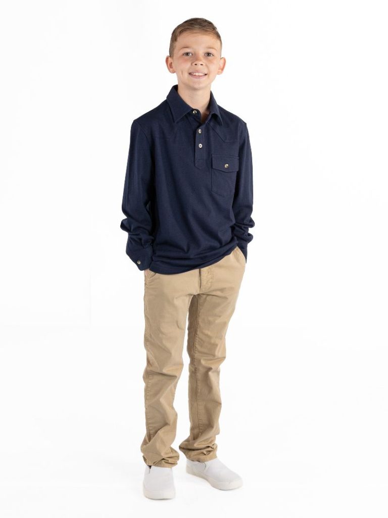 0226-YTH-MN-WST-POLO-LS-NVY