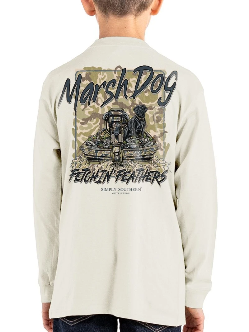 YTH-MN-LS-DOGDUCKBOAT-LINEN