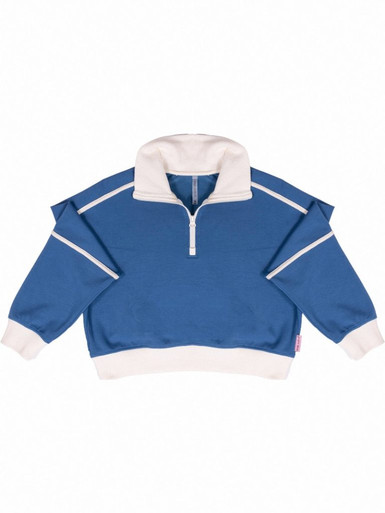 0225-QTRZIP-CNTRST-DKBLUE - Simply Southern