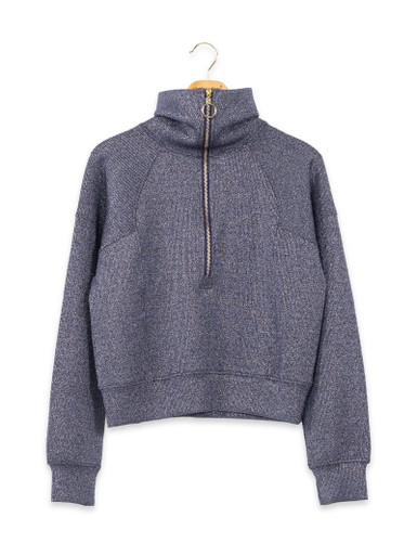LESS TAILOR 綿麻 ジップアップベスト ネイビー 0226-TOP-VLT-ZIP-NAVY - Simply Southern