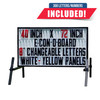 40" x 6' Illuminated E-Con-O Sign - Steel Cabinet