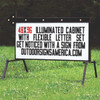 4' x 8' Illuminated Flashing Arrow Sign - Aluminum Cabinet