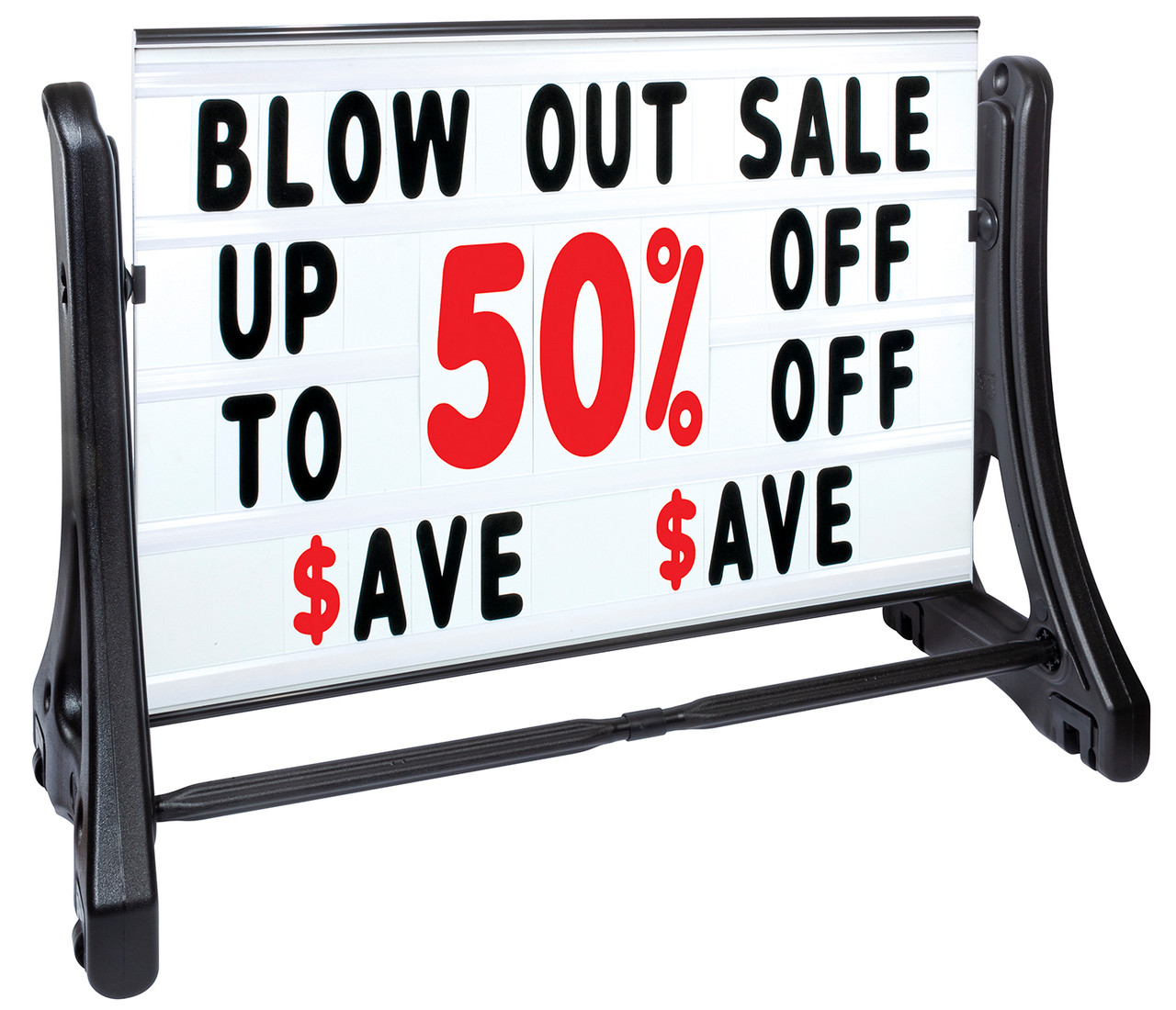 SWINGER® Deluxe Message Board Roadside Sign