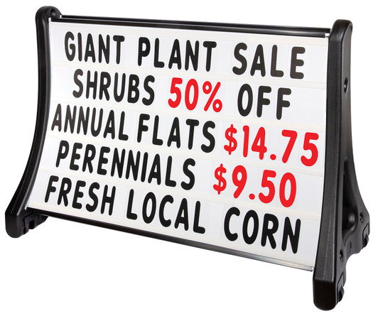 QLA-plus® Easy Roll Roadside Sign QLA-plus® Easy Roll Roadside Sign