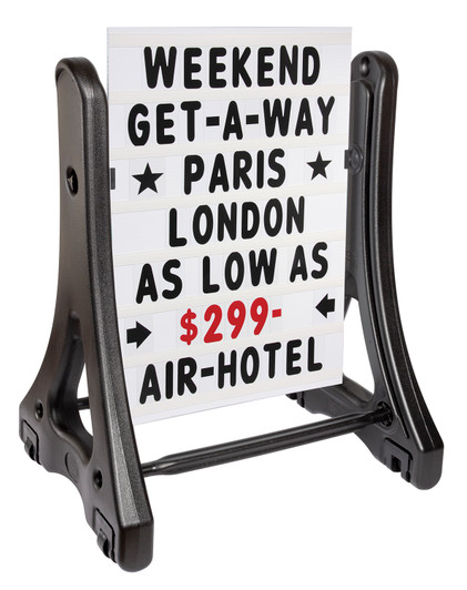 SWINGER-plus® Easy Roll Sidewalk Sign SWINGER-plus® Easy Roll Sidewalk Sign