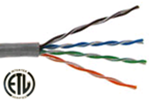 24/8 4PR SO JKT CAT5E Riser CMR ETL 350MHz Gy 1M Box