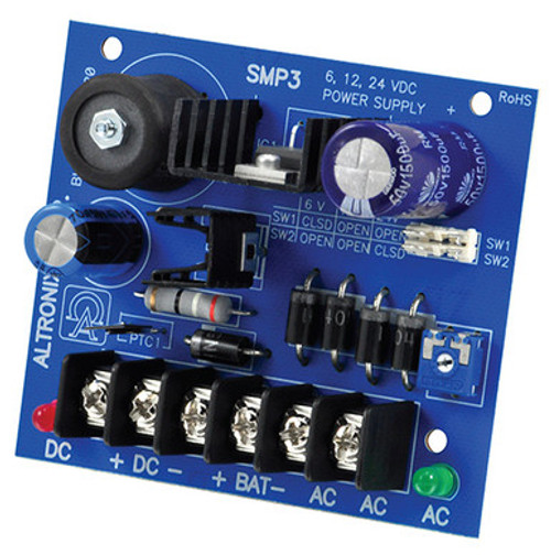 PS 2.5A 6/12/24Vdc board