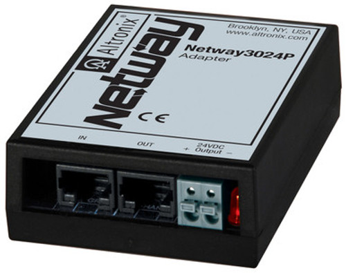 PoE Adaptr/Convrtr passes PoE+ & converts PoE to 24VDC 25W
