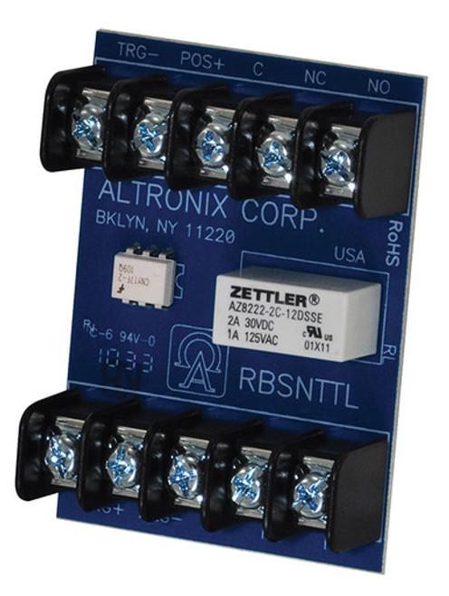 TTL Relay 12/24Vdc DPDT board