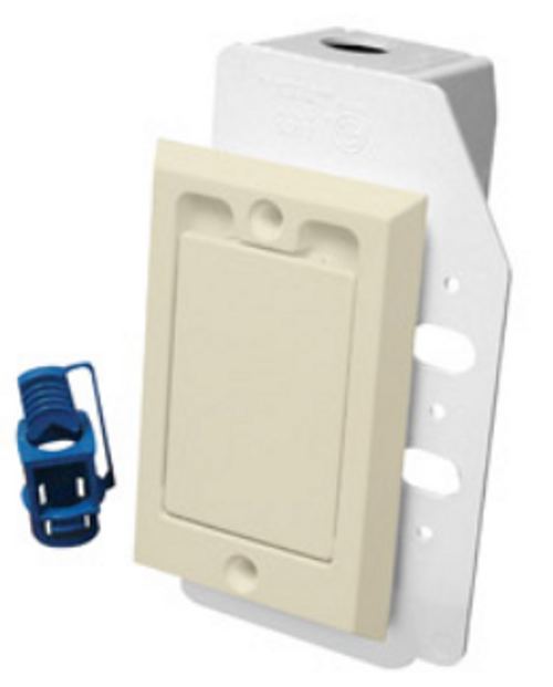 SuperValve Square Door w/RoughIn Bkt 120Vac Pigtail Al