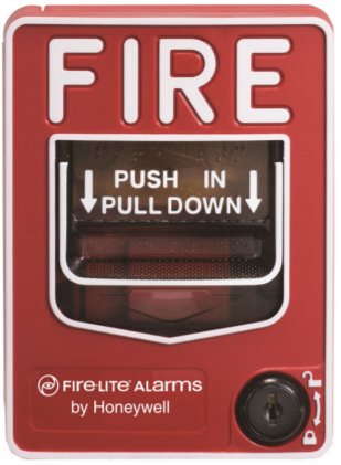 Fire-Lite SWIFT W-BG12LX Wireless Addressable Pull Station (CR-123A Batteries Included)